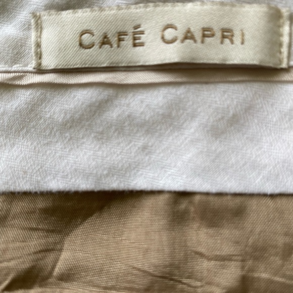 J Crew Cafe Capris Tan Khaki Size 6Tall - Picture 8 of 8